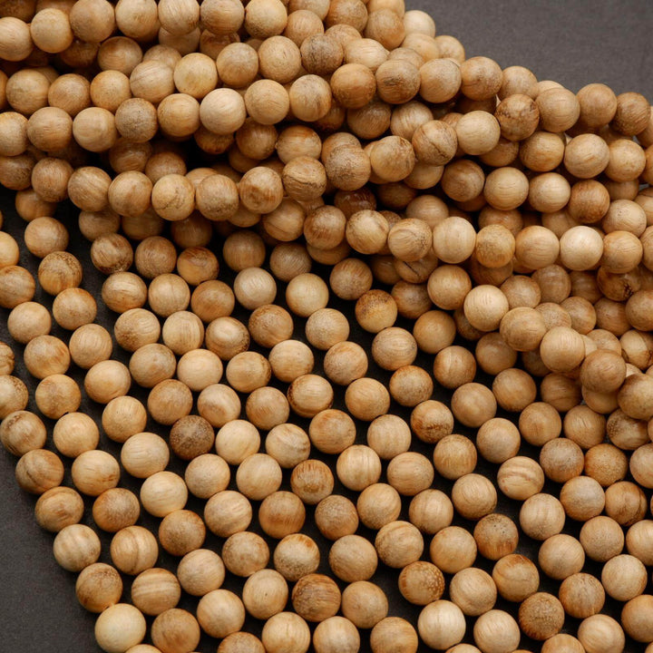 Ivory Wood · Smooth · Round · 8mm, Tejas Beads, Beads