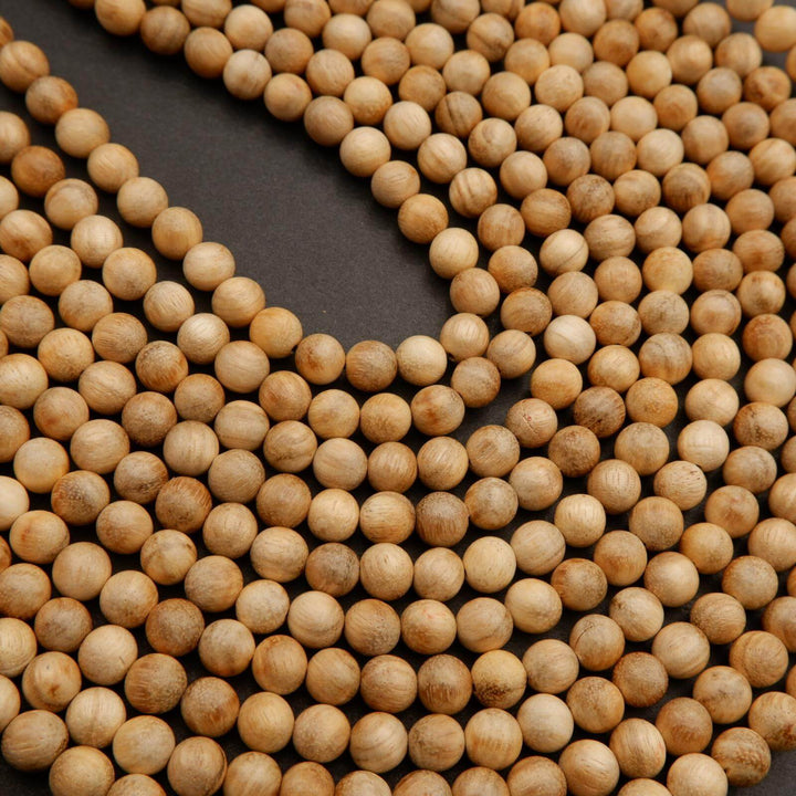 Ivory Wood · Smooth · Round · 8mm, Tejas Beads, Beads