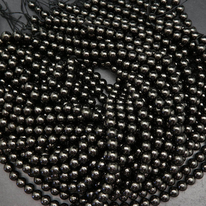 Black Jet Beads.