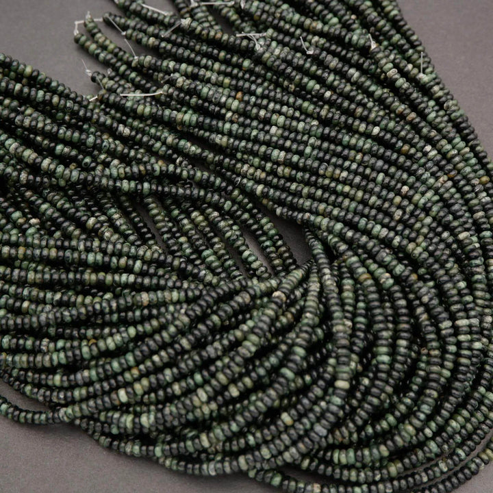 Kambaba Jasper · Smooth · Rondelle · 2x4mm, Tejas Beads, Beads