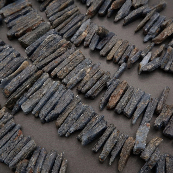 South African Blue Kyanite · Rough Raw · Sticks, Tejas Beads, Beads