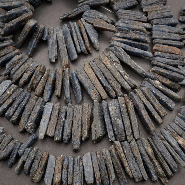 South African Blue Kyanite · Rough Raw · Sticks, Tejas Beads, Beads