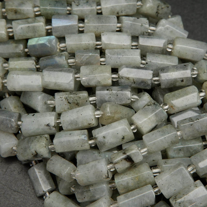 Grey Labradorite Beads.