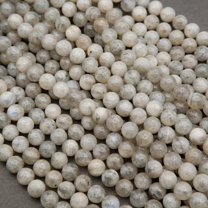 Icy Gray Labradorite · Smooth · Round · 8mm, Tejas Beads, Beads