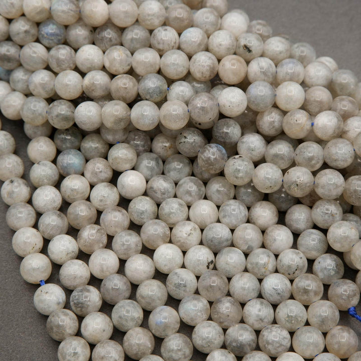 Icy Gray Labradorite · Smooth · Round · 8mm, Tejas Beads, Beads
