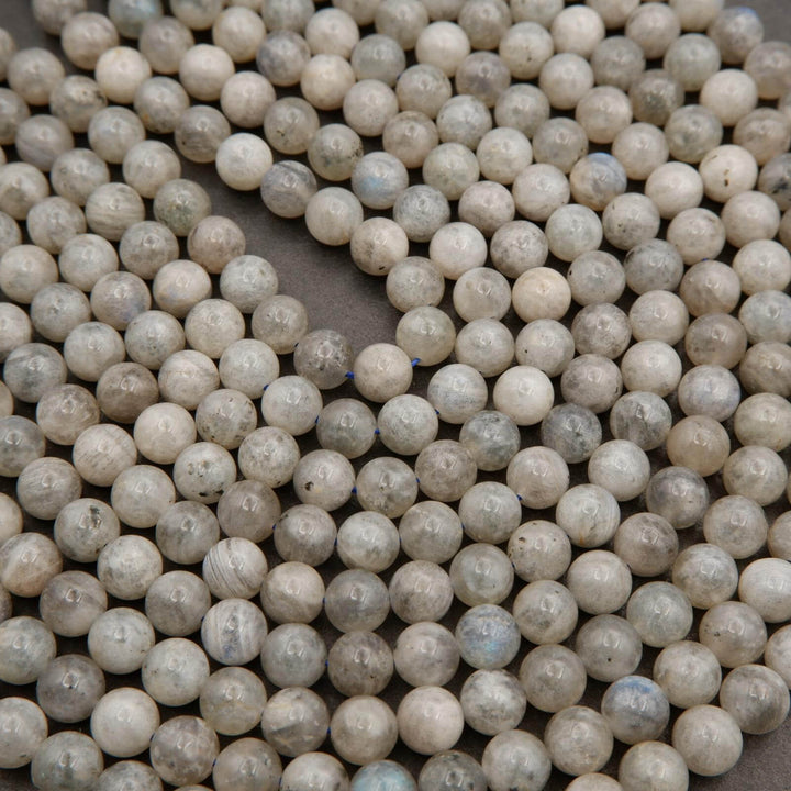 Icy Gray Labradorite · Smooth · Round · 8mm, Tejas Beads, Beads