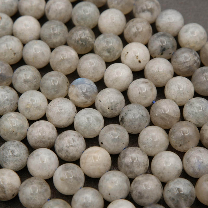 Icy Gray Labradorite · Smooth · Round · 8mm, Tejas Beads, Beads