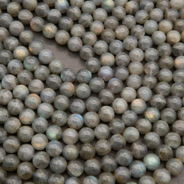 Labradorite · Smooth · Round · 6mm, 8mm, 10mm, 12mm, Tejas Beads, Beads