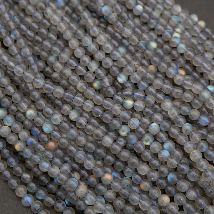 Labradorite A · Smooth · Round · 4mm, Tejas Beads, Beads