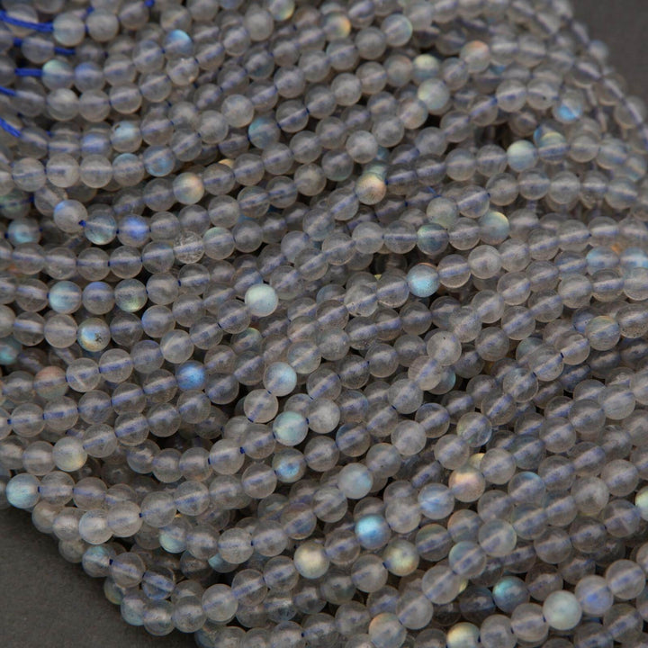 Labradorite A · Smooth · Round · 4mm, Tejas Beads, Beads