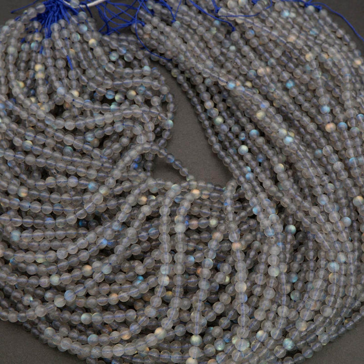 Labradorite A · Smooth · Round · 4mm, Tejas Beads, Beads