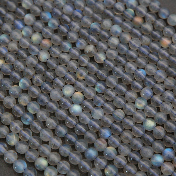 Labradorite A · Smooth · Round · 4mm, Tejas Beads, Beads