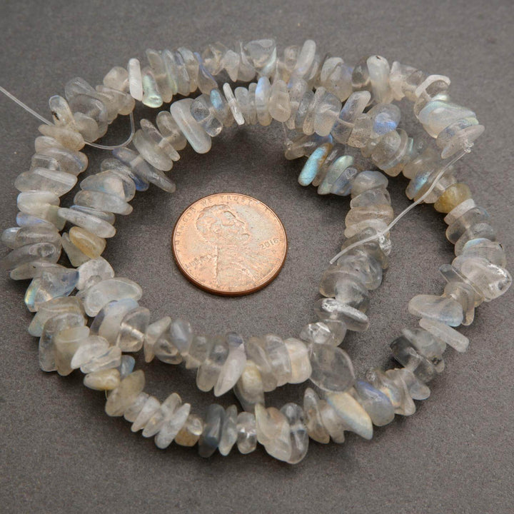 Labradorite · Smooth · Freeform Chips · 7mm, Tejas Beads, Beads