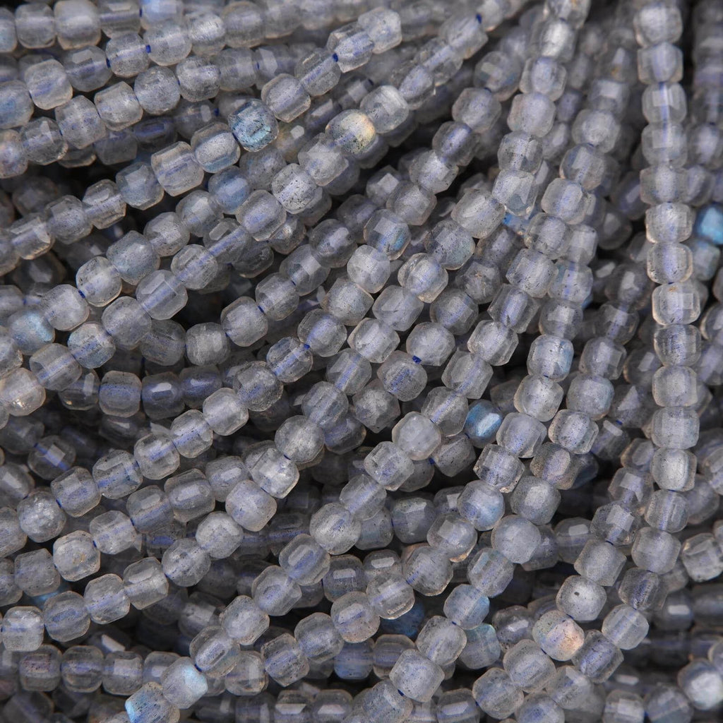 Close-up of gray beads