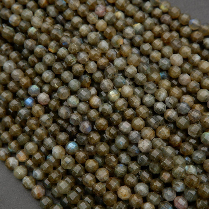Labradorite · Faceted · Prism · 5.5mm, 6mm, Tejas Beads, Beads