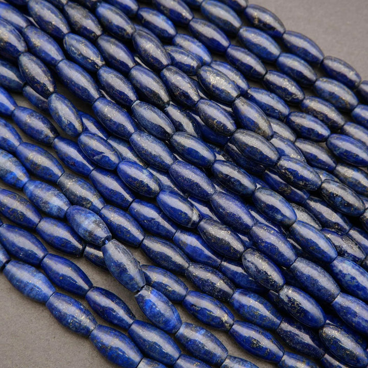 Lapis Lazuli · Smooth · Barrel · 8mm, Tejas Beads, Beads