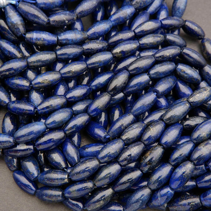 Lapis Lazuli · Smooth · Barrel · 8mm, Tejas Beads, Beads
