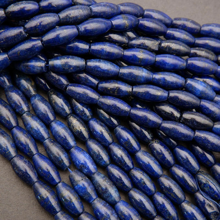 Lapis Lazuli · Smooth · Barrel · 8mm, Tejas Beads, Beads