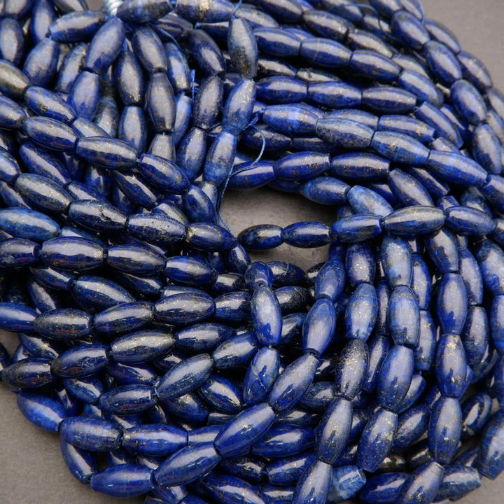 Lapis Lazuli · Smooth · Barrel · 8mm, Tejas Beads, Beads