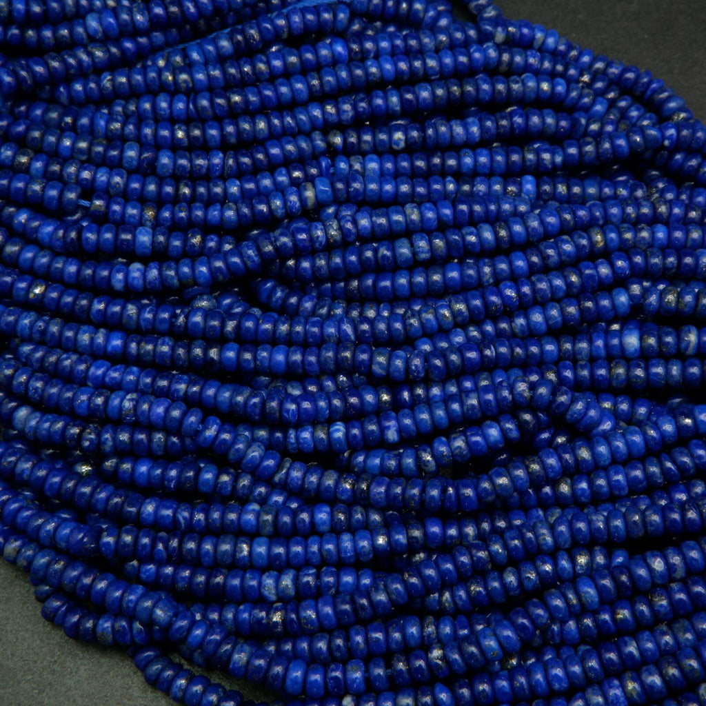 Lapis lazuli beads.