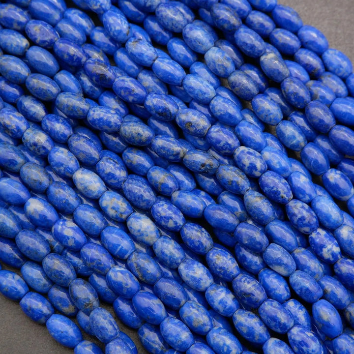 Lapis Lazuli · Smooth · Barrel · 6mm, Tejas Beads, Beads
