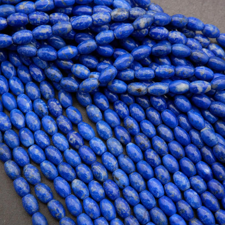 Lapis Lazuli · Smooth · Barrel · 6mm, Tejas Beads, Beads