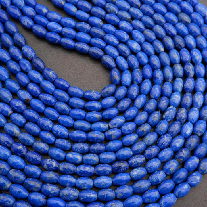 Lapis Lazuli · Smooth · Barrel · 6mm, Tejas Beads, Beads