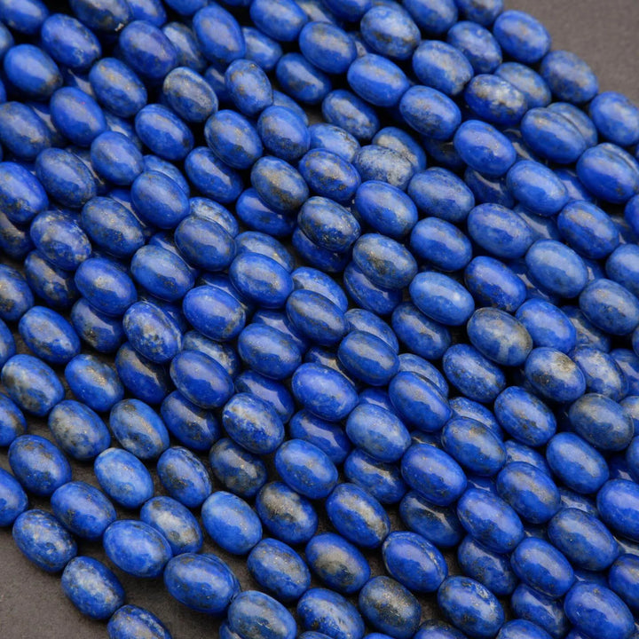 Lapis Lazuli · Smooth · Barrel · 7mm, Tejas Beads, Beads