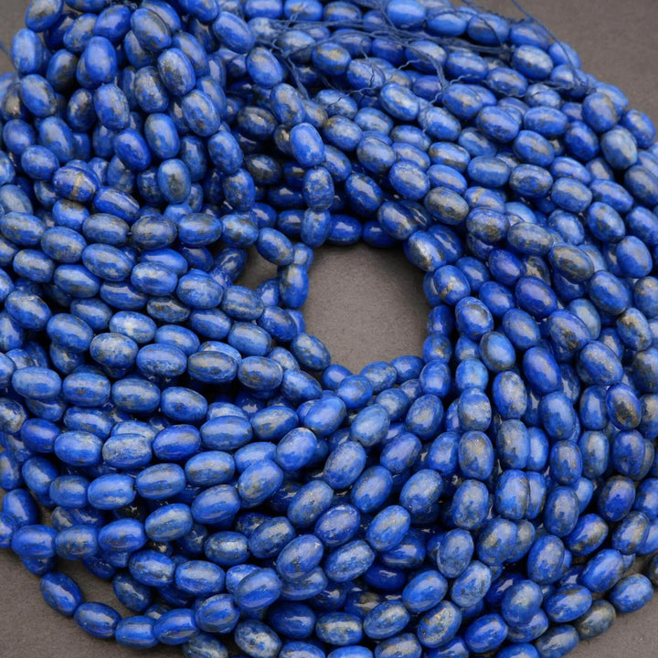 Lapis Lazuli · Smooth · Barrel · 7mm, Tejas Beads, Beads