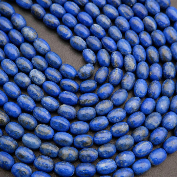 Lapis Lazuli · Smooth · Barrel · 7mm, Tejas Beads, Beads