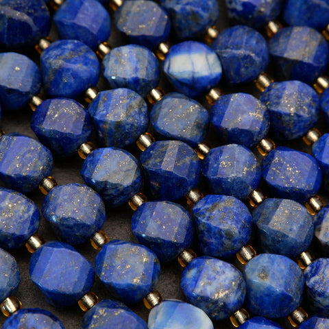 Lapis Lazuli · Faceted · Spiral Sphere · 10mm, 11mm, Tejas Beads, Beads