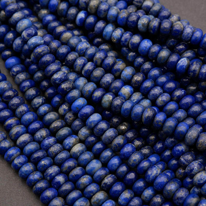 Blue lapis lazuli beads.