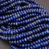 Blue lapis lazuli beads.