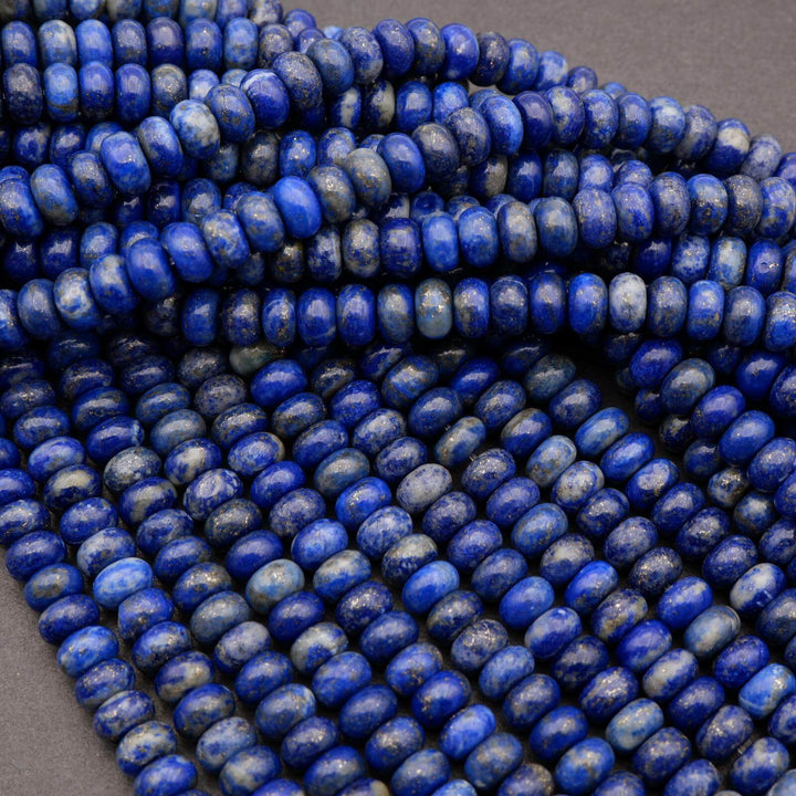 Blue lapis lazuli beads.
