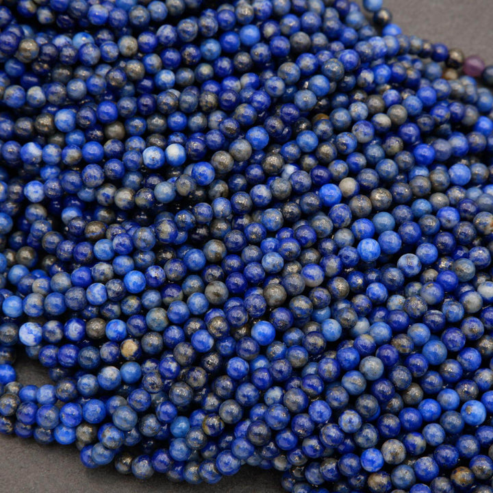 Lapis Lazuli · Smooth · Round · 4mm, Tejas Beads, Beads