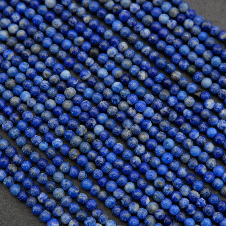 Lapis Lazuli · Smooth · Round · 2mm, Tejas Beads, Beads