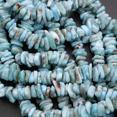 Larimar · Smooth · Freeform Chips · 10mm