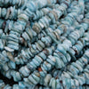 Close-up of turquoise stone beads