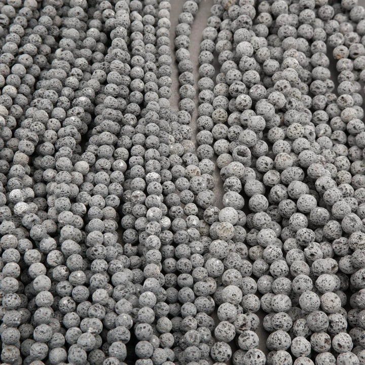 Lava · Matte · Round · 6mm, 8mm **CLEARANCE**, Tejas Beads, Beads