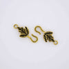 Leaf clasp gold jewelry findings