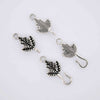 Leaf clasp silver jewelry findings