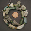 Roman Glass · Matte · Freeform · Graduated 6mm to 10mm, Tejas Beads, Beads
