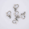 Lobster clasp heart silver jewelry findings
