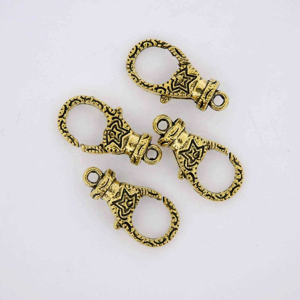 Lobster clasp gold jewelry findings