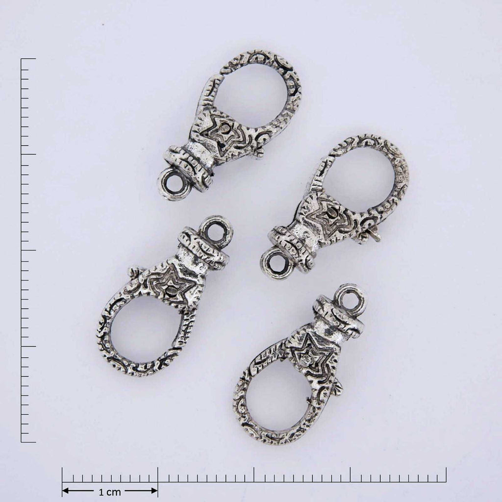 Lobster clasp silver jewelry findings