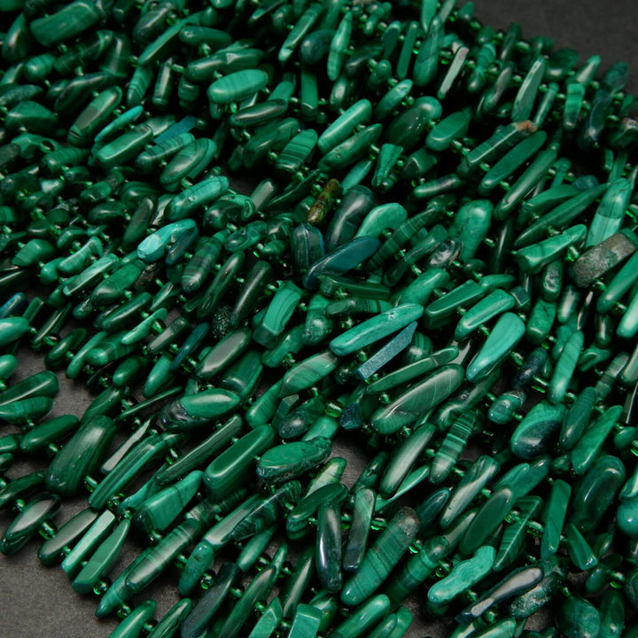 Malachite Beads.