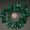Malachite Beads.