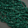 Green malachite chip beads.