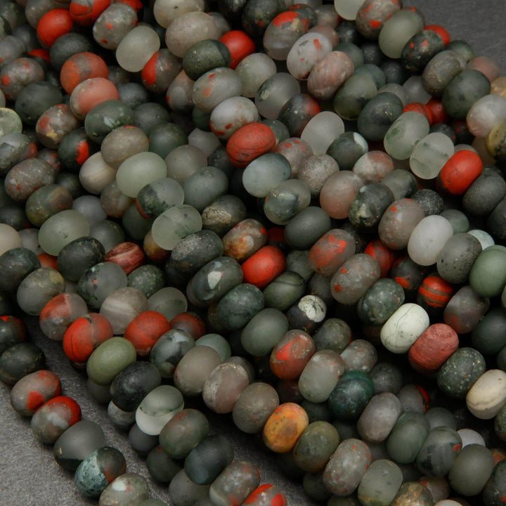 African Bloodstone Beads.