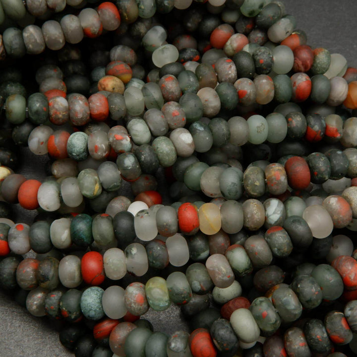 African Bloodstone Beads.